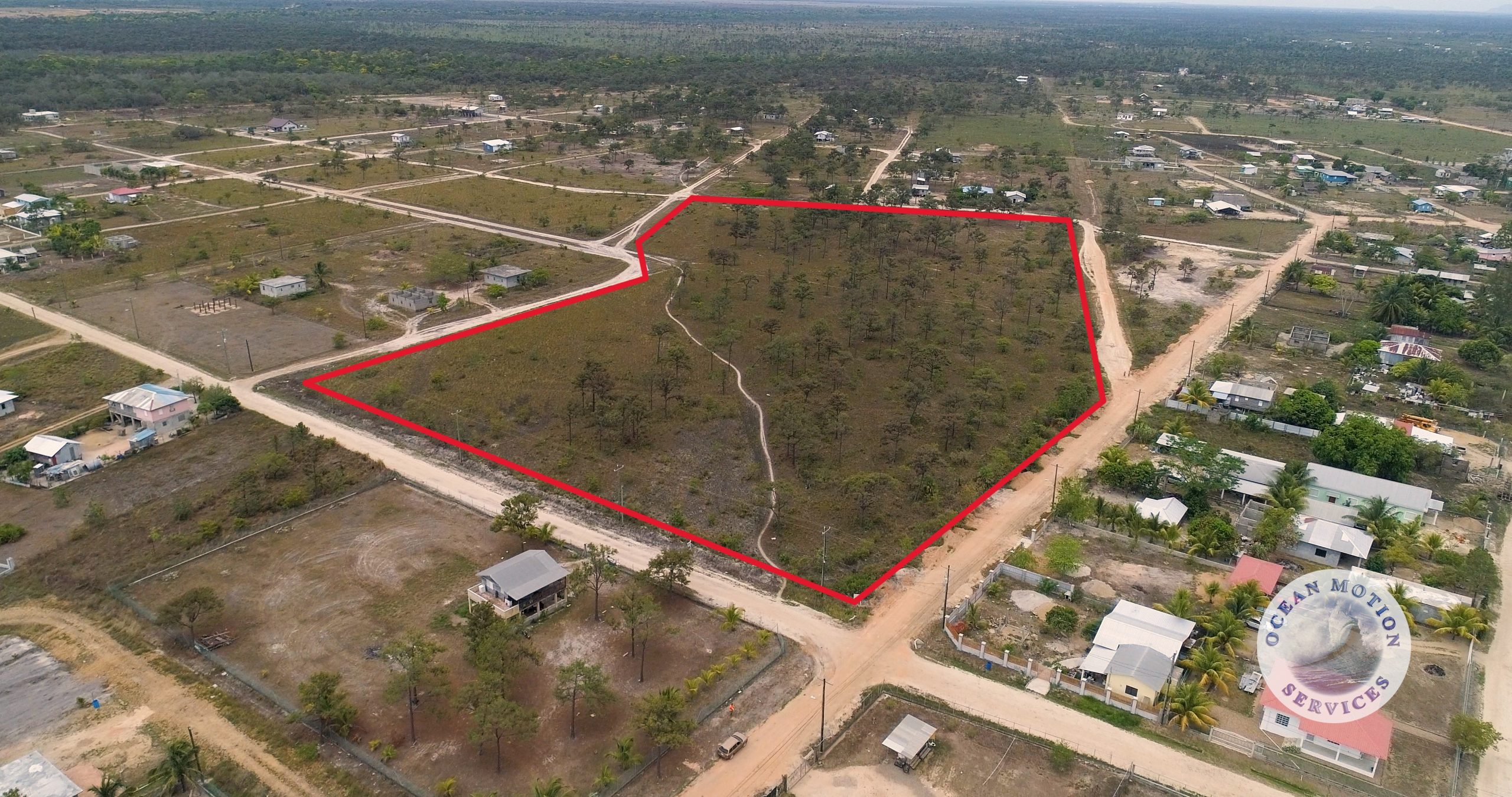 SCL10-5 acres of vacant land available to Purchase in Independence Village, Stann Creek District,